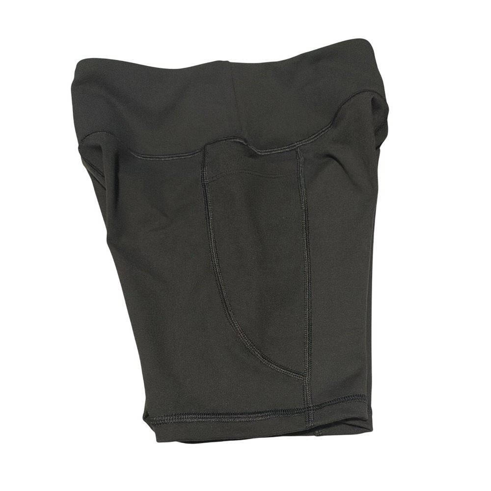 Daisity Womens High Waisted Biker Shorts Black Athletic Yoga Spandex Pockets M‎ - Picture 4 of 8